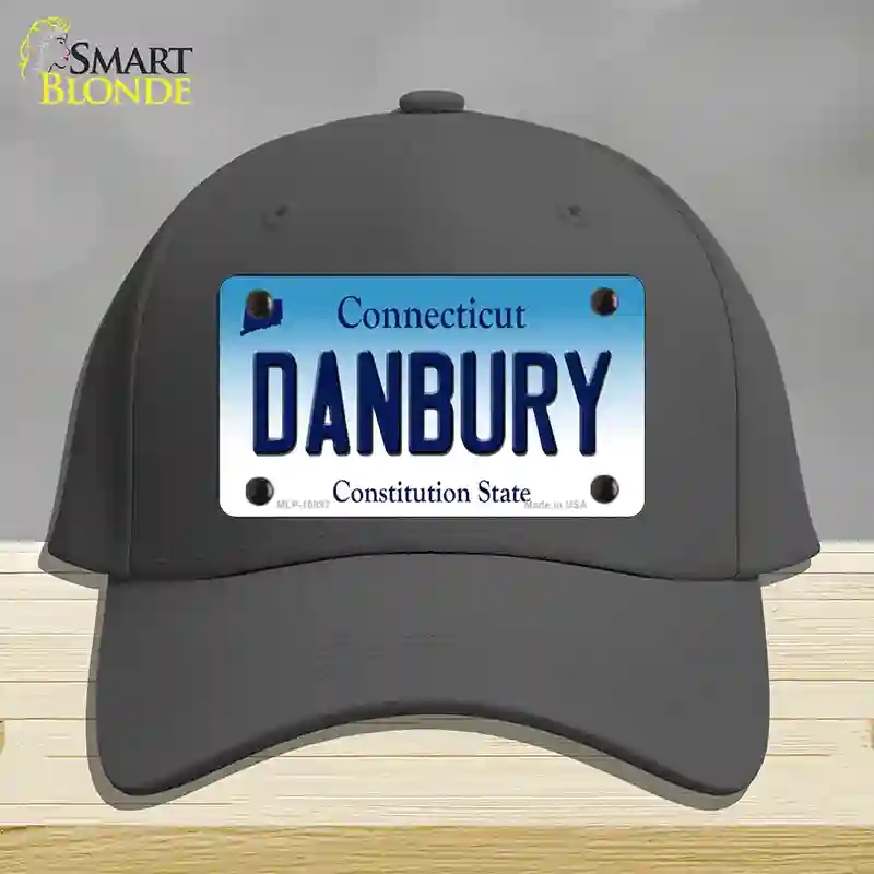 HAT04-MLP-10897 Danbury Connecticut Novelty License Plate Hat, Cotton - Charcoal