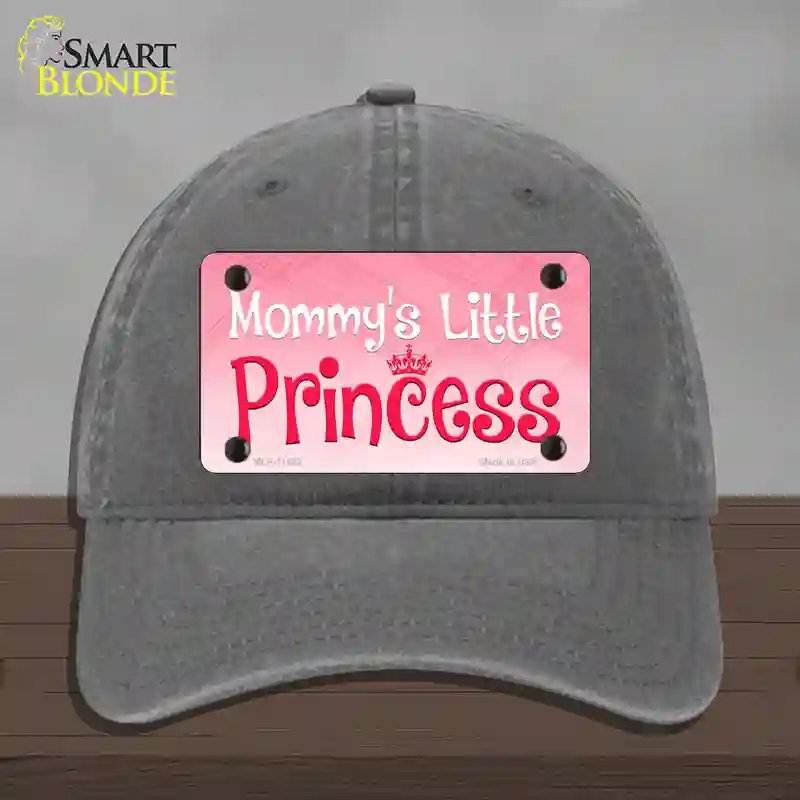 HAT08-MLP-11582 Mommys Little Princess Novelty License Plate Hat, Unconstructed Cotton - Charcoal