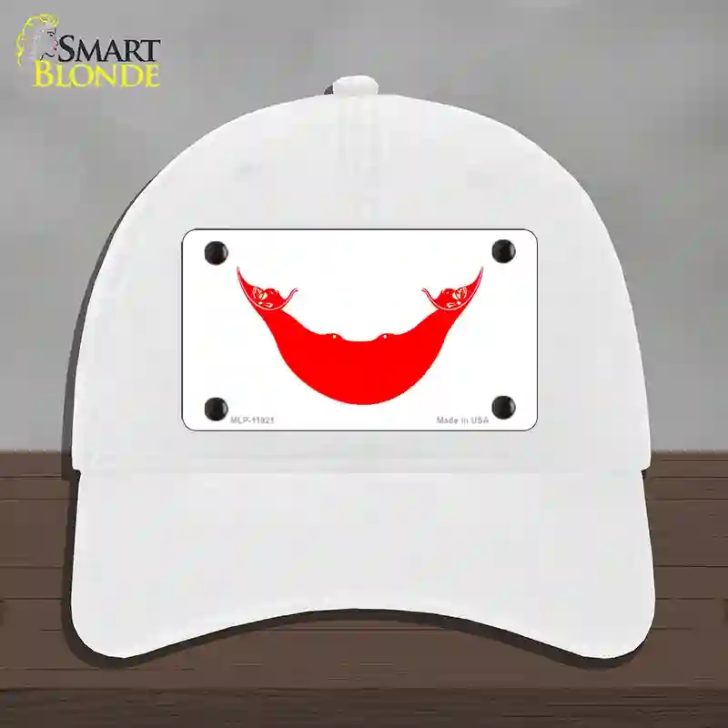 HAT14-MLP-11921 Easter Island Flag Novelty License Plate Hat, Unconstructed Cotton - White