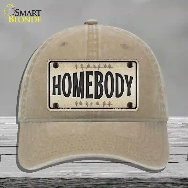 HAT09-MLP-11783 Homebody Novelty License Plate Hat, Unconstructed Cotton - Khaki