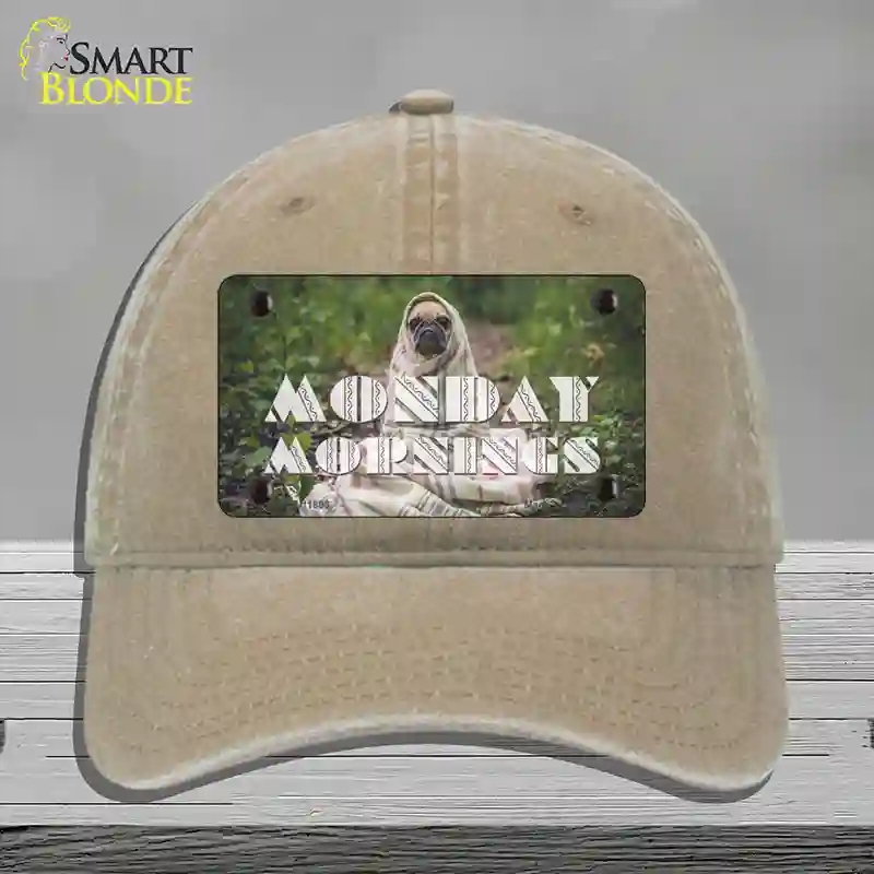 HAT09-MLP-11898 Monday Mornings Novelty License Plate Hat, Unconstructed Cotton - Khaki