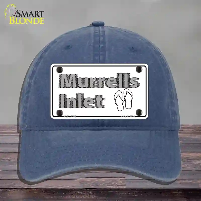 HAT11-MLP-12161 Murrells Inlet SC Novelty License Plate Hat, Unconstructed Cotton - Navy
