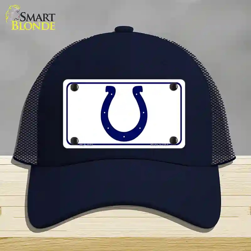 HAT16-MLP-1137 Horseshoe Novelty License Plate Hat, Mesh - Navy