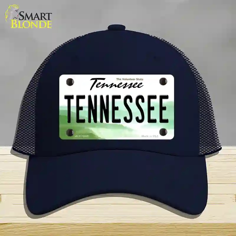 HAT16-MLP-12042 Tennessee Volunteer State Novelty License Plate Hat, Mesh - Navy