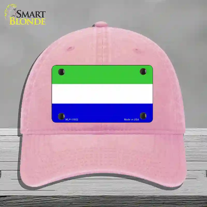 HAT12-MLP-11922 Galapagos Island Flag Novelty License Plate Hat, Unconstructed Cotton - Pink
