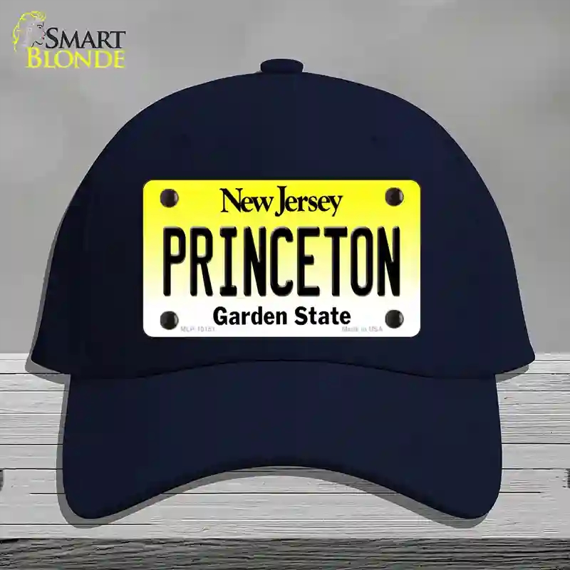 HAT20-MLP-10151 Princeton   Jersey Novelty License Plate Hat, Cotton - Navy