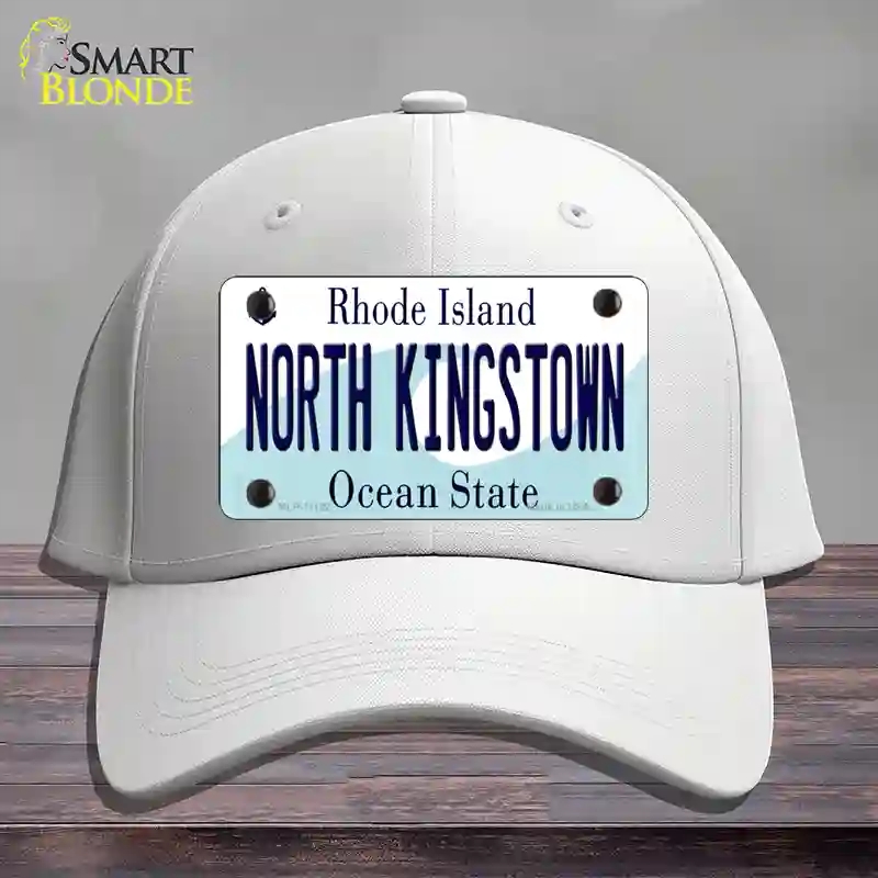 HAT21-MLP-11192 North Kingstown Rhode Island State Novelty License Plate Hat, Cotton - White