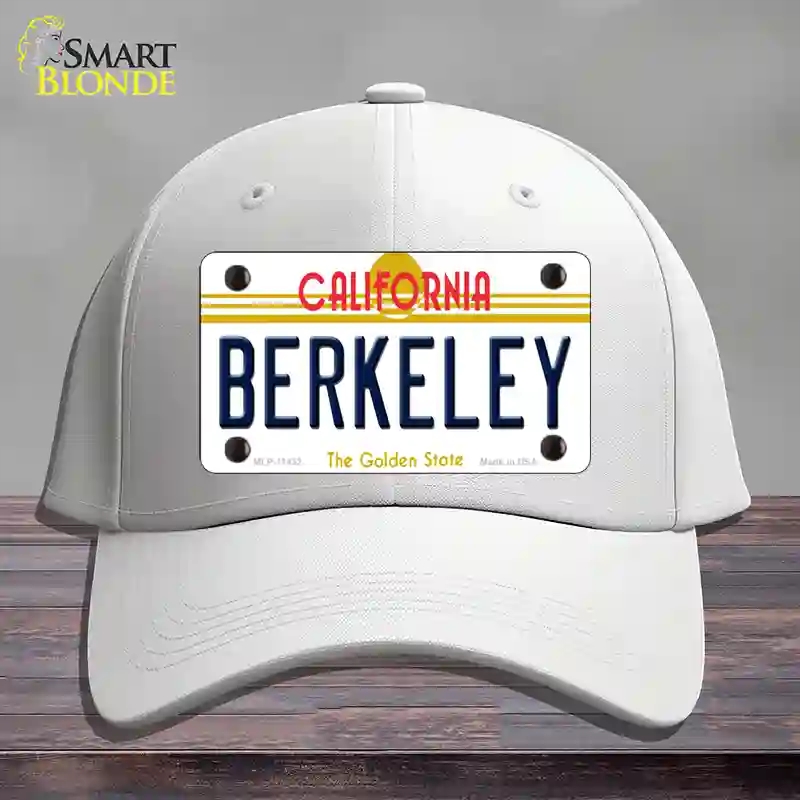 HAT21-MLP-11432 Berkeley California Novelty License Plate Hat, Cotton - White