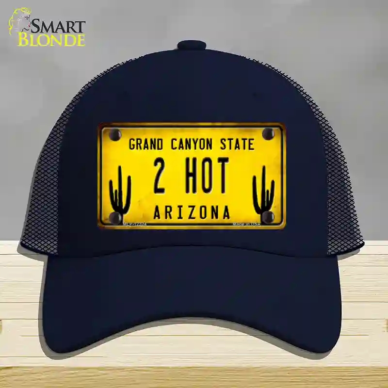 HAT16-MLP-12324 Arizona 2 Hot Novelty License Plate Hat, Mesh - Navy