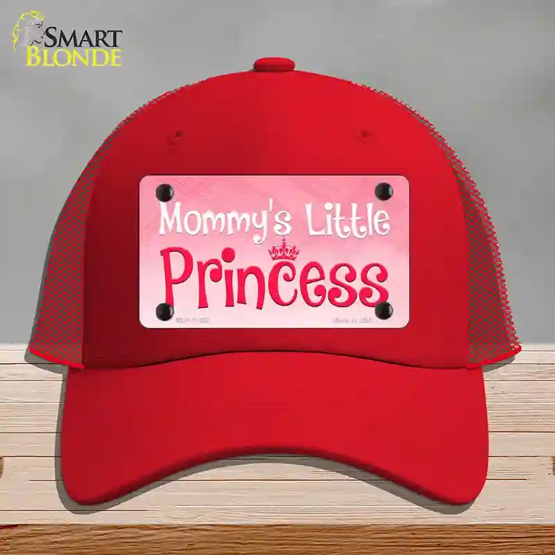 HAT17-MLP-11582 Mommys Little Princess Novelty License Plate Hat, Mesh - Red
