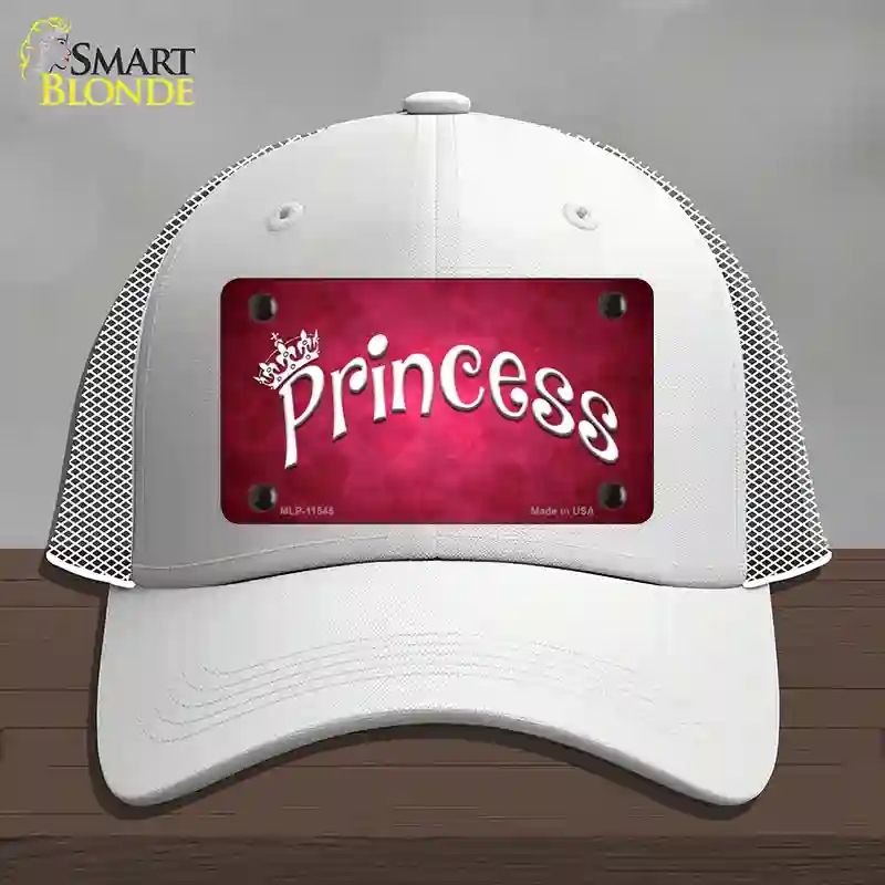 HAT19-MLP-11545 Princess Novelty License Plate Hat, Mesh - White