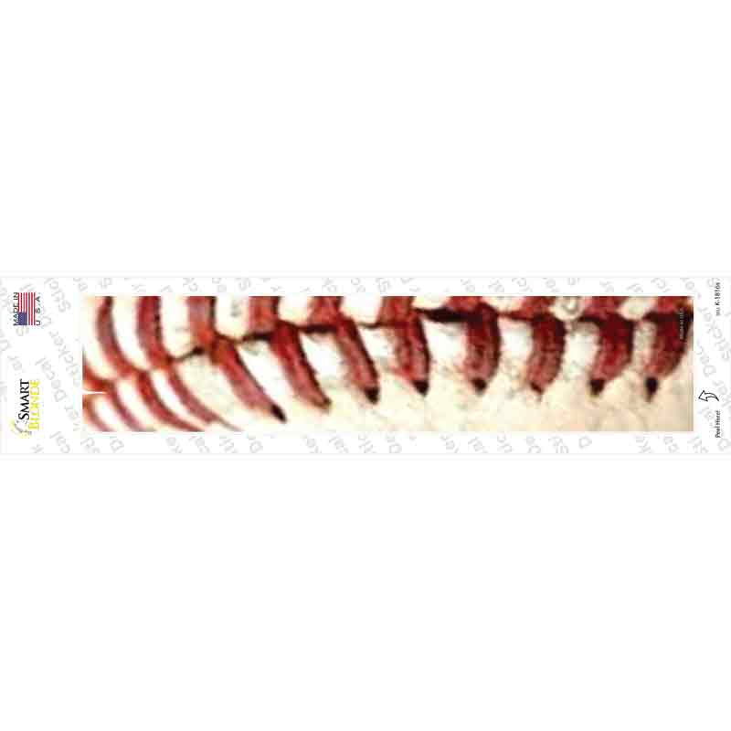 K-1816s-M Baseball Threads Novelty Narrow Sticker Decal, Medium