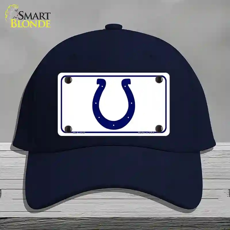 HAT20-MLP-1137 Horseshoe Novelty License Plate Hat, Cotton - Navy