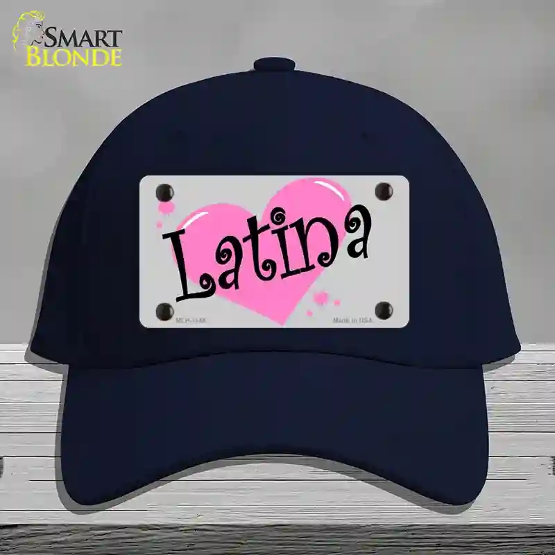 HAT20-MLP-1144 Latina Novelty License Plate Hat, Cotton - Navy