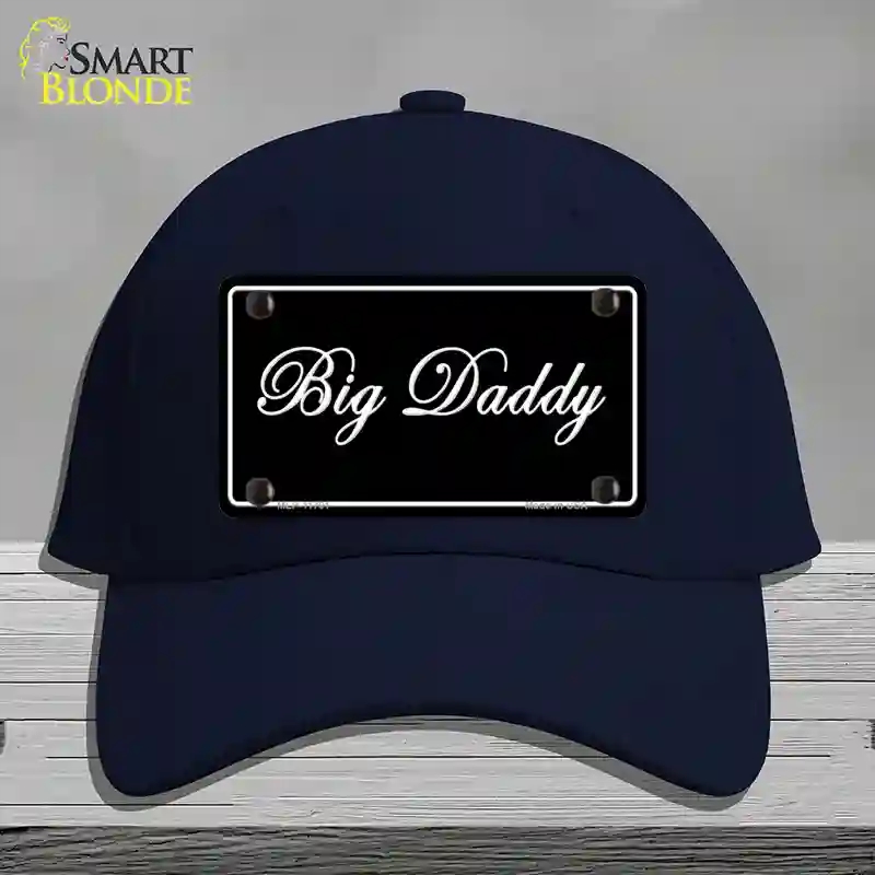 HAT20-MLP-11701 Big Daddy Novelty License Plate Hat, Cotton - Navy