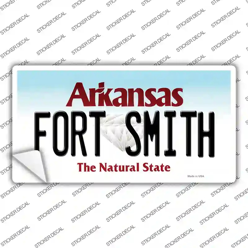 LP-10027s-L Fort Smith Arkansas Novelty Sticker Decal, Large