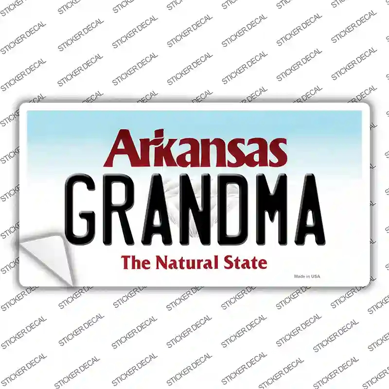 LP-10042s-L Grandma Arkansas Novelty Sticker Decal, Large