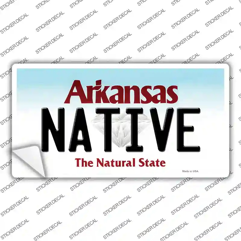 LP-10055s-L Native Arkansas Novelty Sticker Decal, Large