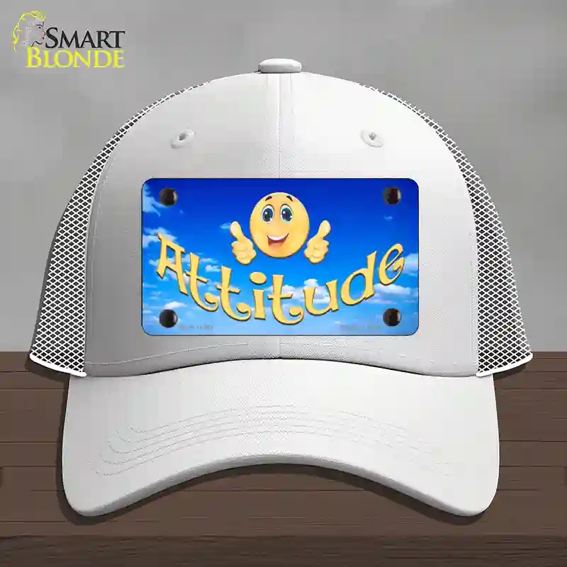 HAT19-MLP-11561 Attitude Novelty License Plate Hat, Mesh - White