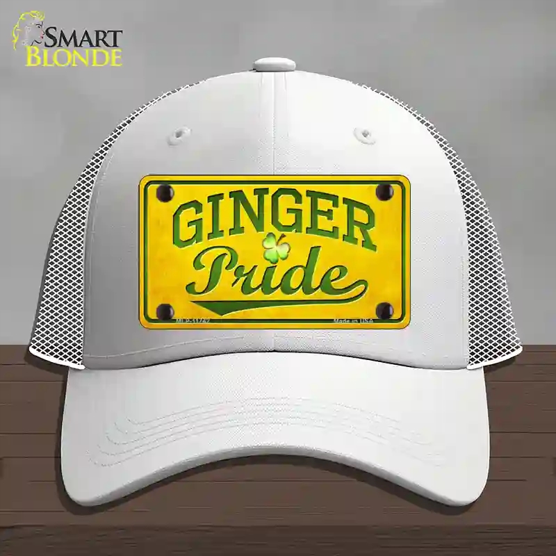 HAT19-MLP-11742 Ginger Pride Novelty License Plate Hat, Mesh - White