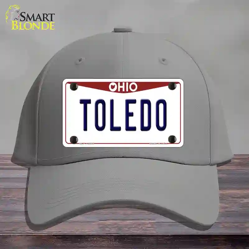 HAT23-MLP-10069 Toledo Ohio Novelty License Plate Hat, Cotton - Gray