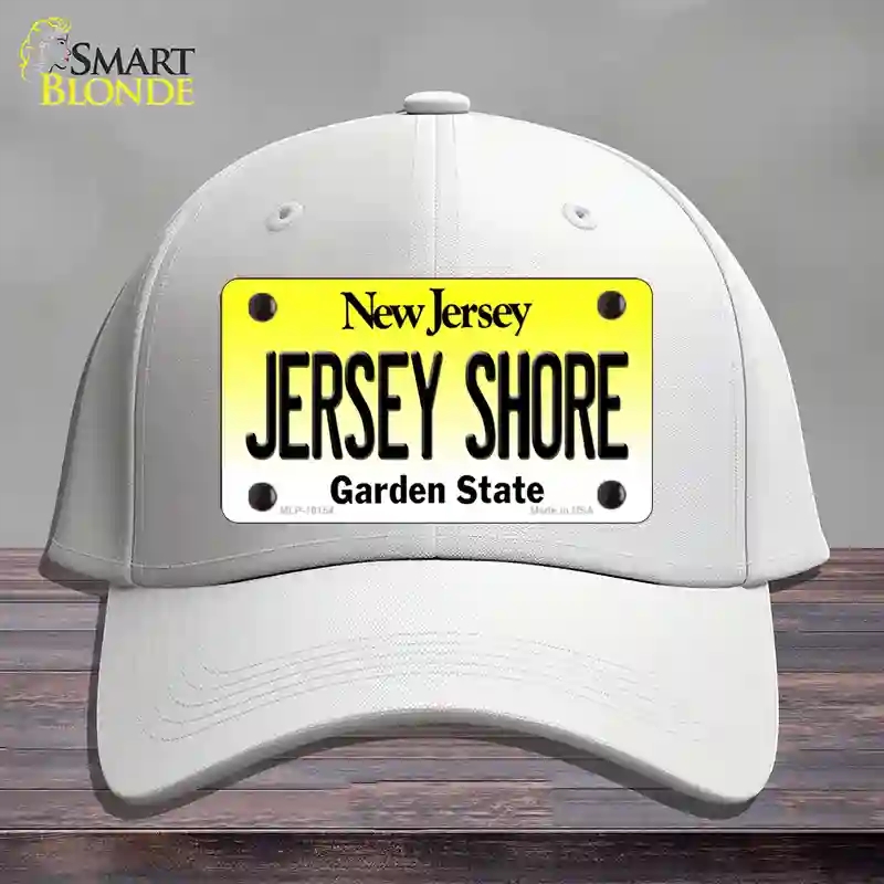 HAT21-MLP-10154 Jersey Shore   Jersey Novelty License Plate Hat, Cotton - White