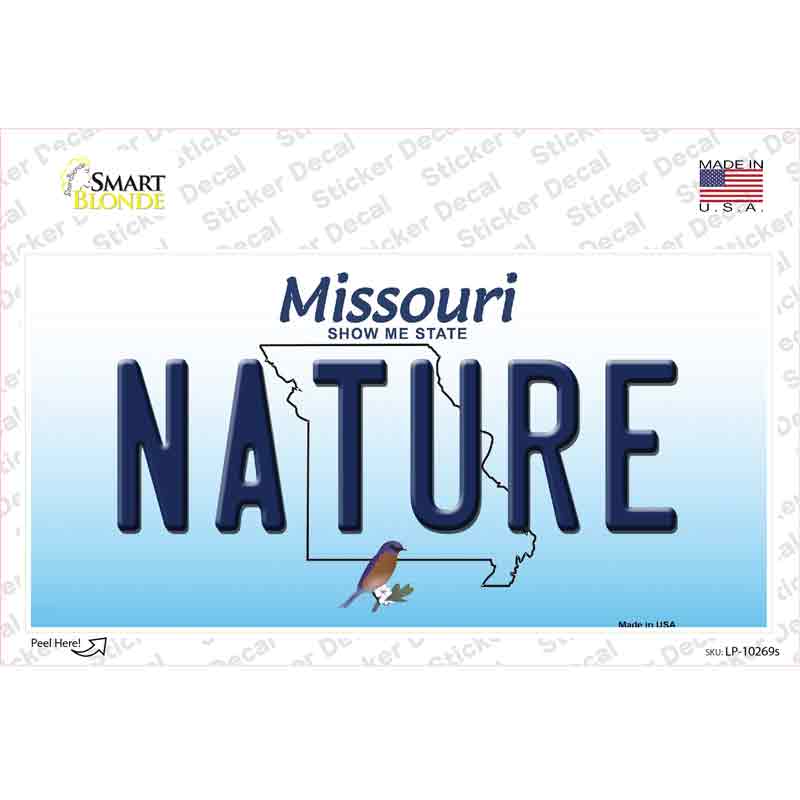 LP-10269s-M Nature Missouri Novelty Sticker Decal, Medium
