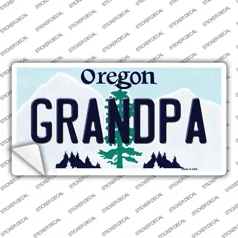 LP-10361s-S Grandpa Oregon Novelty Sticker Decal, Small