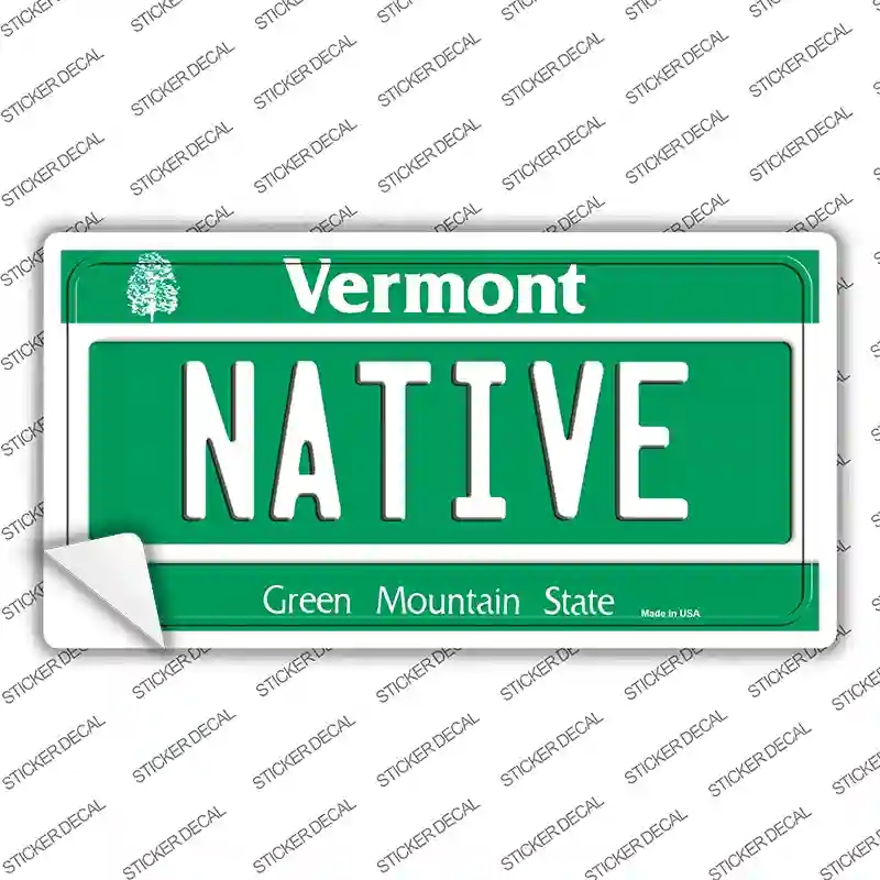 LP-10688s-L Native Vermont Novelty Sticker Decal, Large