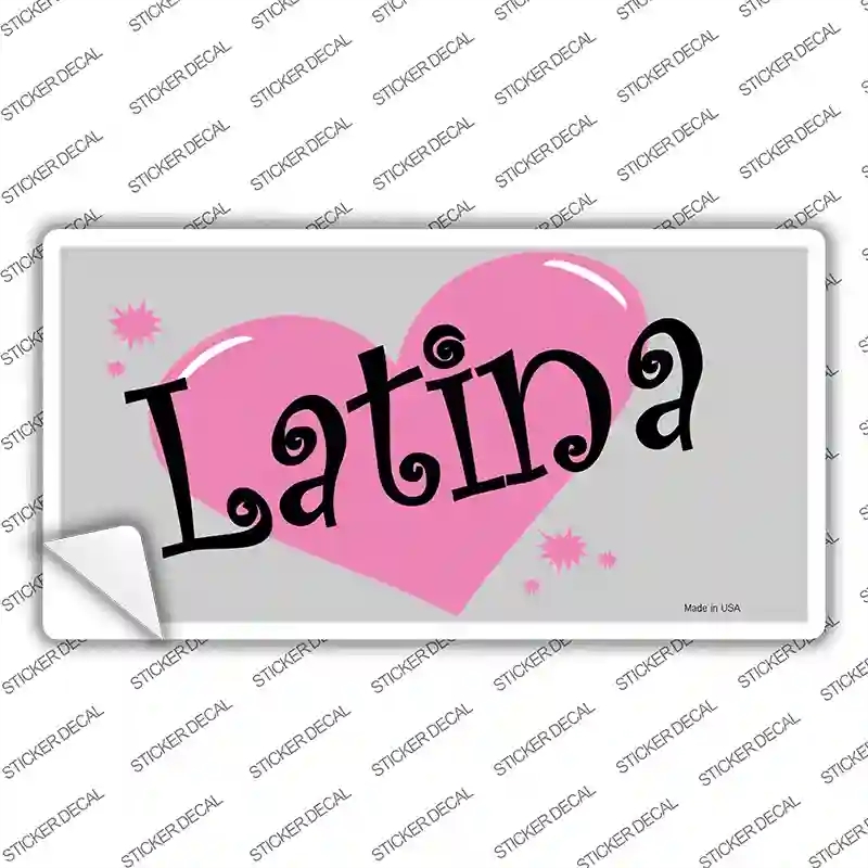 LP-1144s-S Latina Novelty Sticker Decal, Small