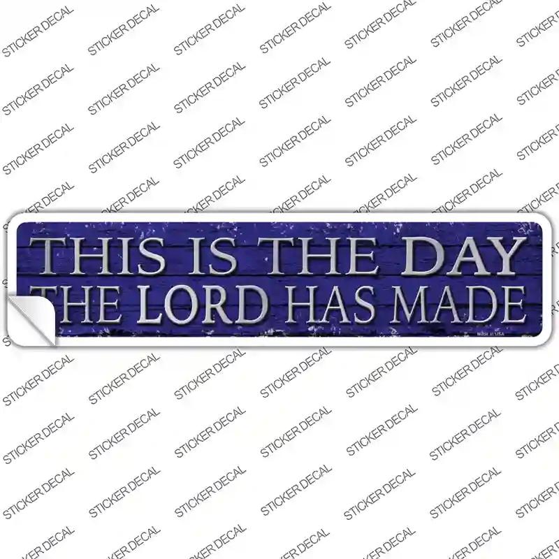K-1432s-S This the Lord Has Made Novelty Narrow Sticker Decal, Small