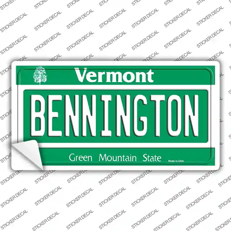 LP-10670s-S Bennington Vermont Novelty Sticker Decal, Small