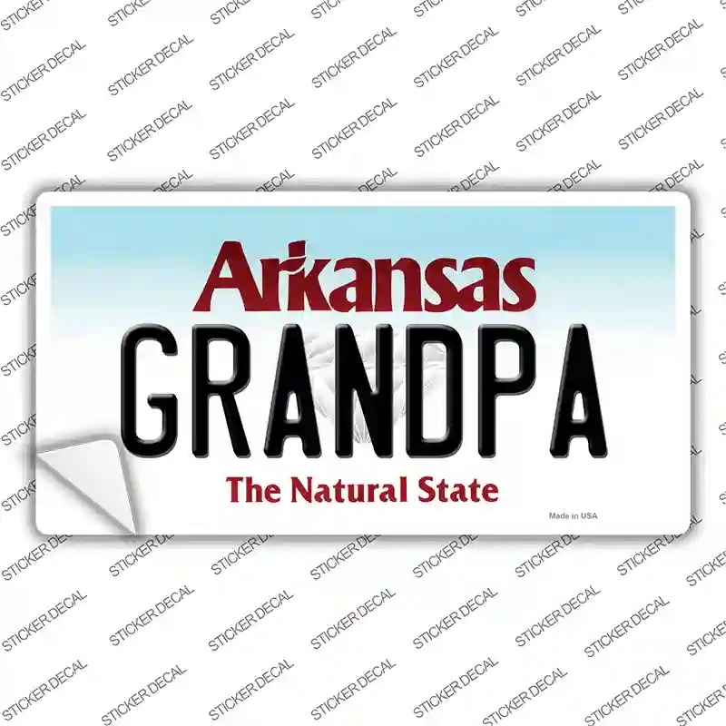 LP-10043s-XL Grandpa Arkansas Novelty Sticker Decal, Extra Large