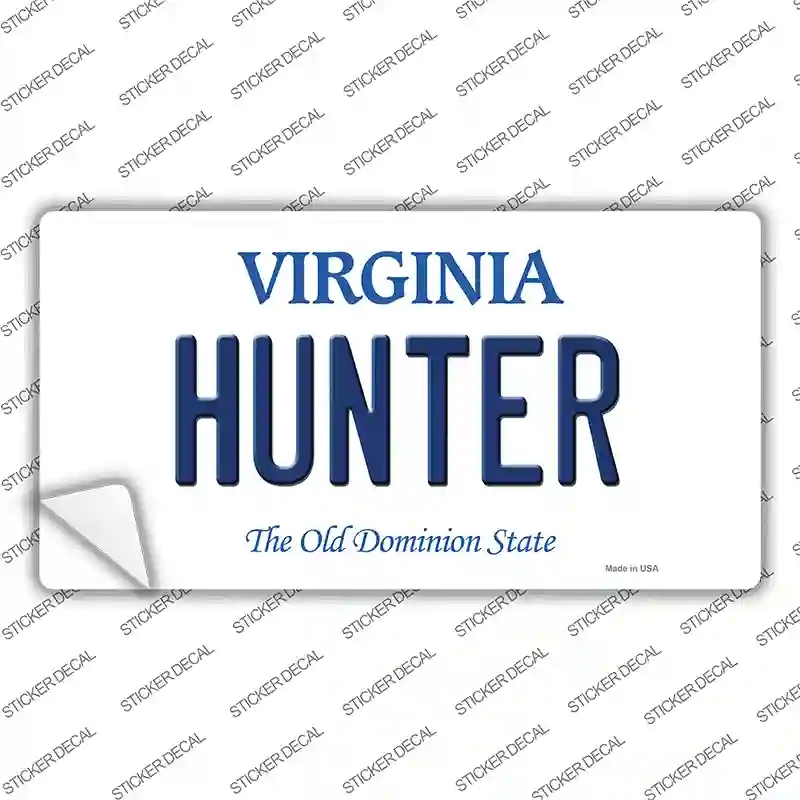 LP-10130s-XL Hunter Virginia Novelty Sticker Decal, Extra Large