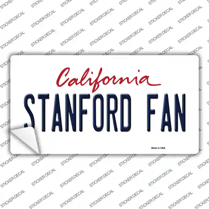 LP-12672s-XL Stanford Fan Novelty Sticker Decal, Extra Large