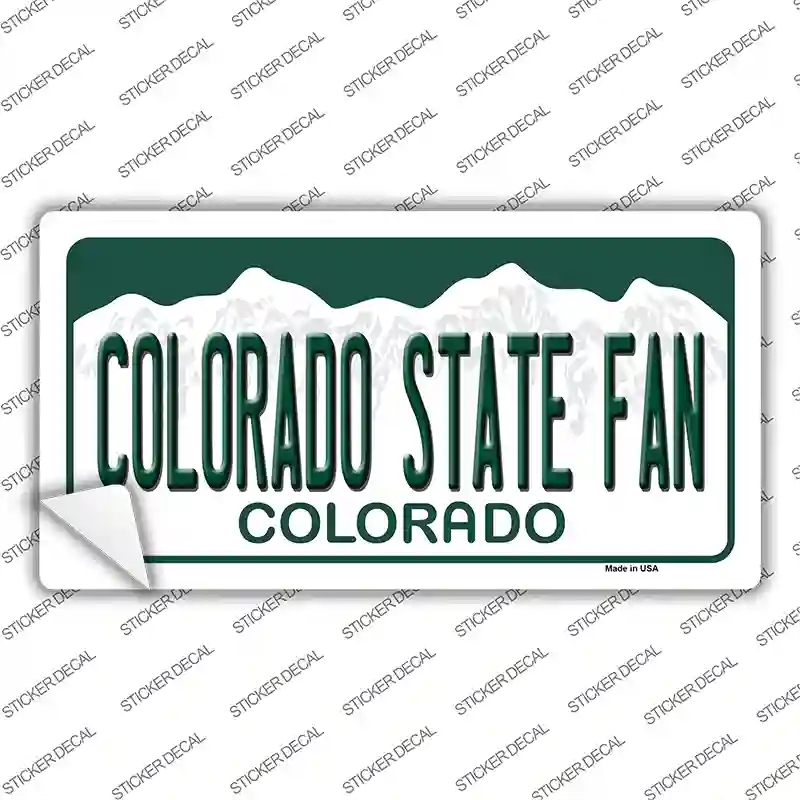 LP-12683s-L Colorado State Fan Novelty Sticker Decal, Large