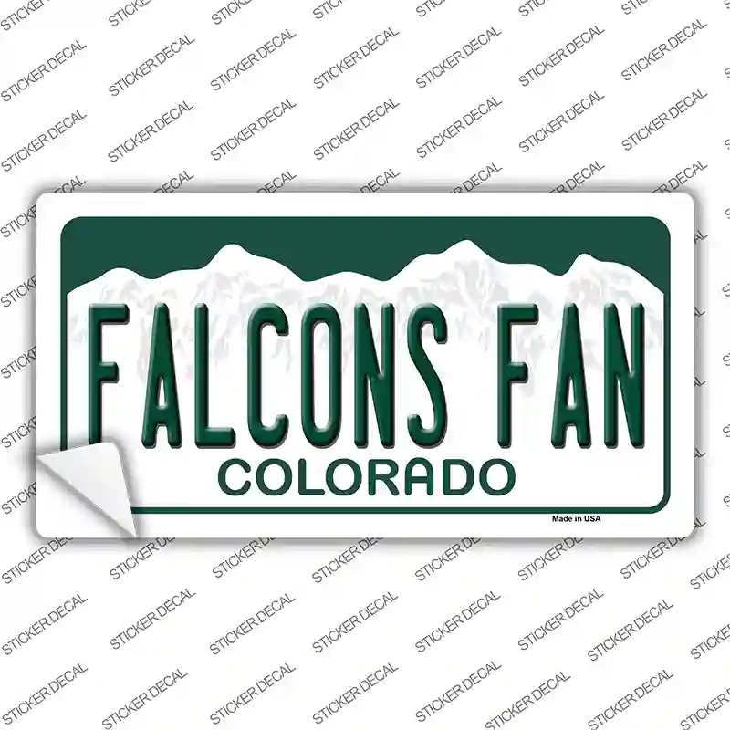 LP-12692s-S Falcons Fan Novelty Sticker Decal, Small