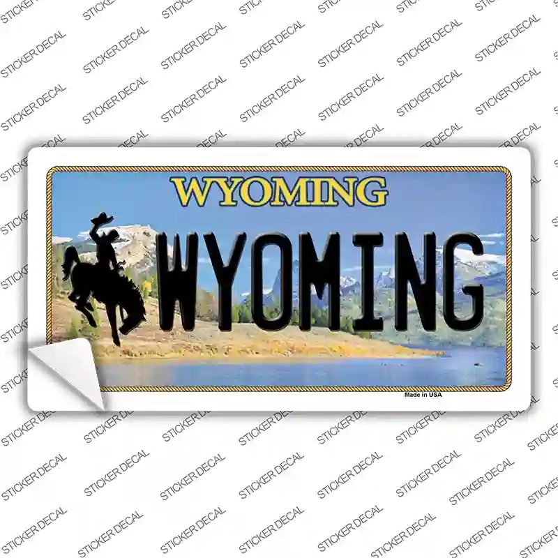 LP-10512s-L Wyoming Novelty Sticker Decal, Large