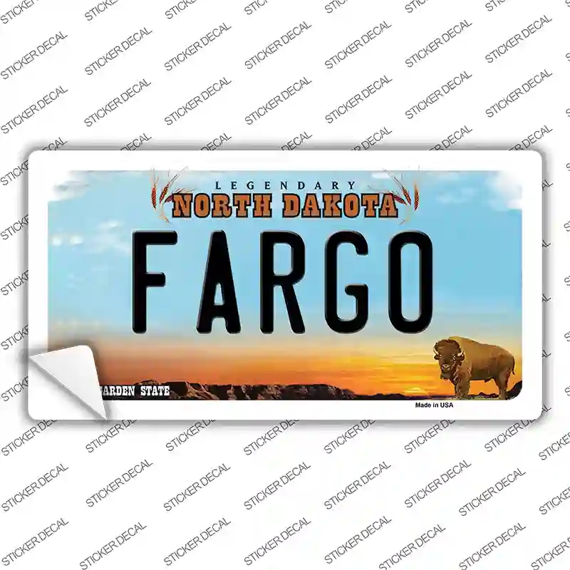 LP-10703s-S Fargo North Dakota Novelty Sticker Decal, Small
