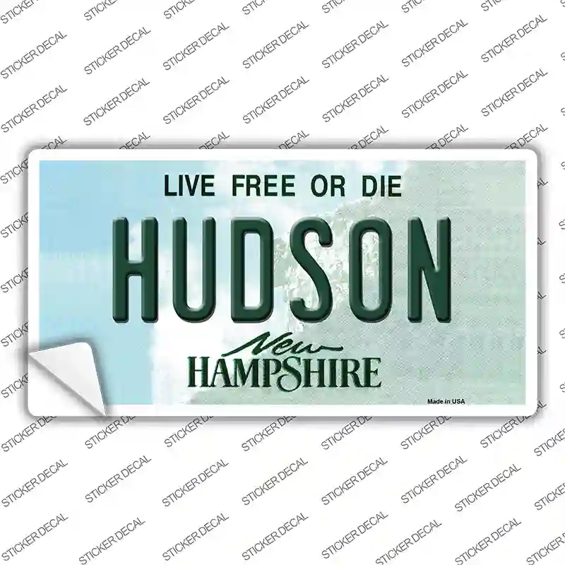 LP-11146s-XL Hudson   Hampshire State Novelty Sticker Decal, Extra Large