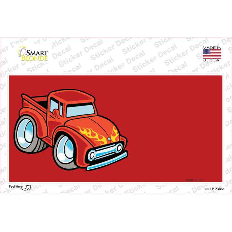LP-2386s-M Cartoon Classic Effie Offset Novelty Sticker Decal, Medium