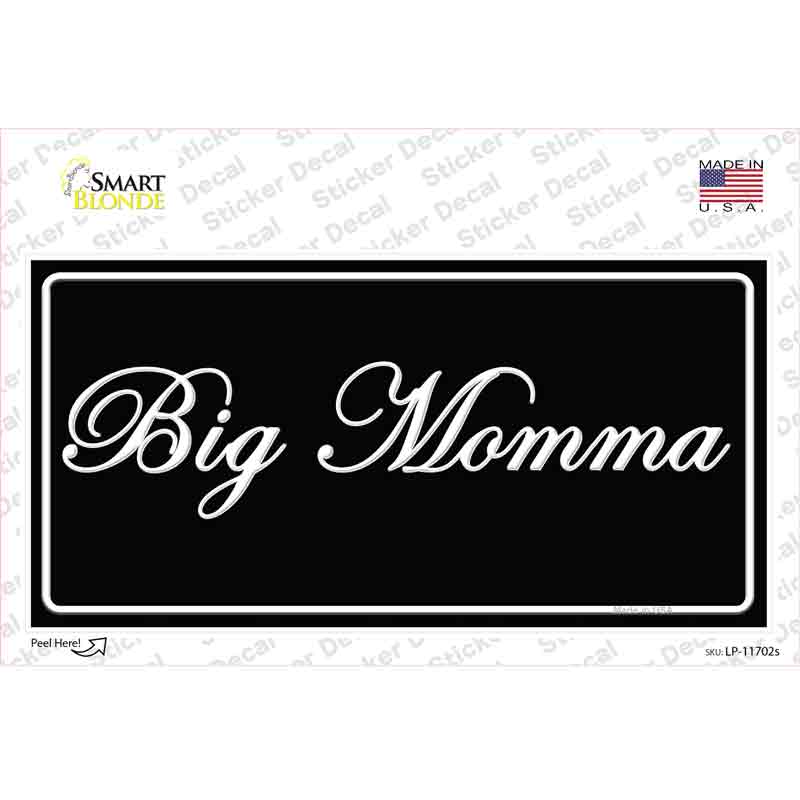 LP-11702s-M Big Momma Novelty Sticker Decal, Medium