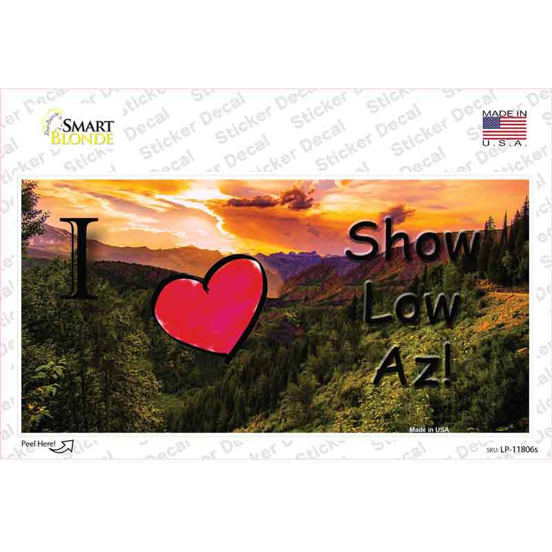 LP-11806s-M Show Low Valley Arizona Novelty Sticker Decal, Medium