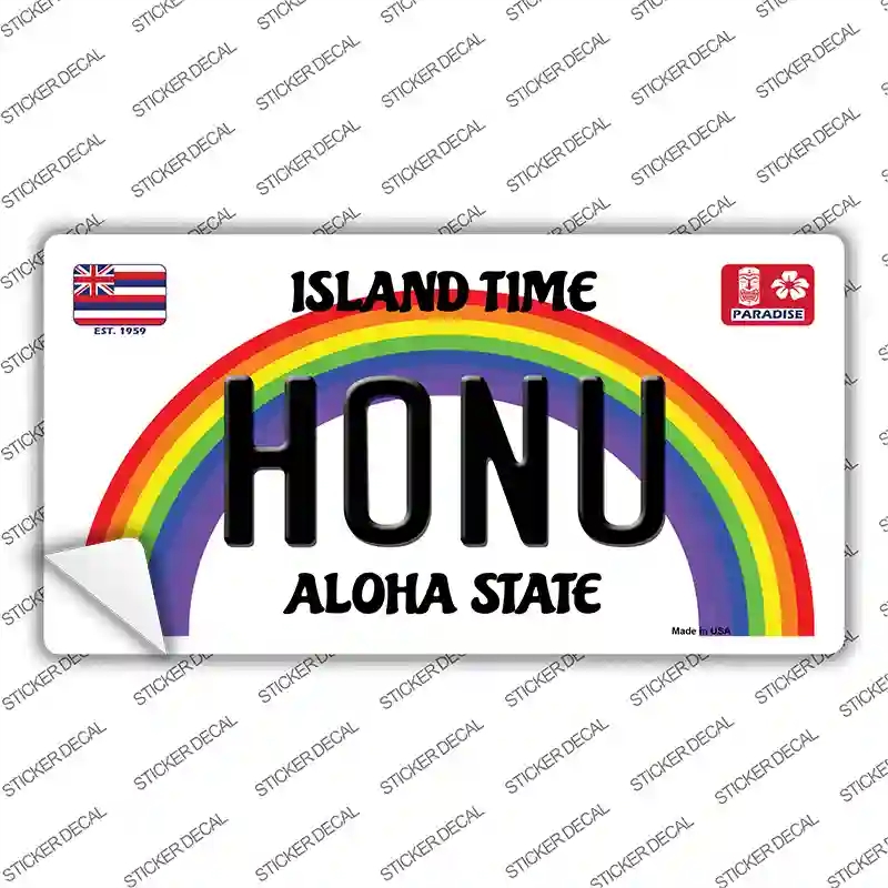 LP-12563s-XL Honu Hawaii Novelty Sticker Decal, Extra Large