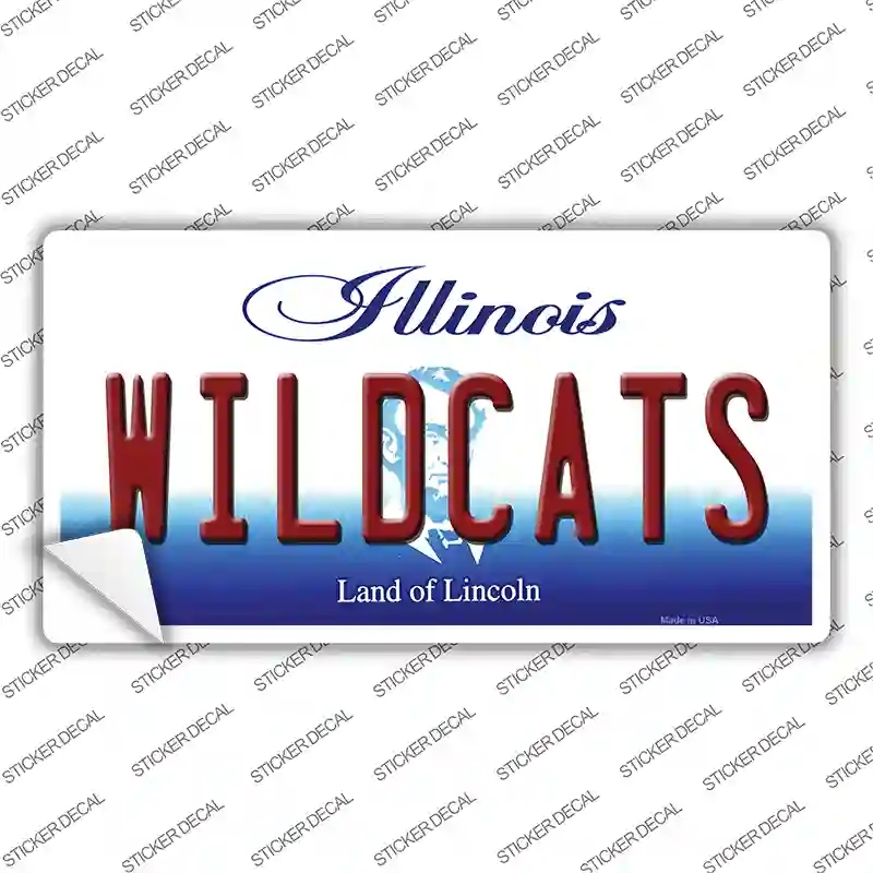 LP-12748s-S Wildcats Novelty Sticker Decal, Small