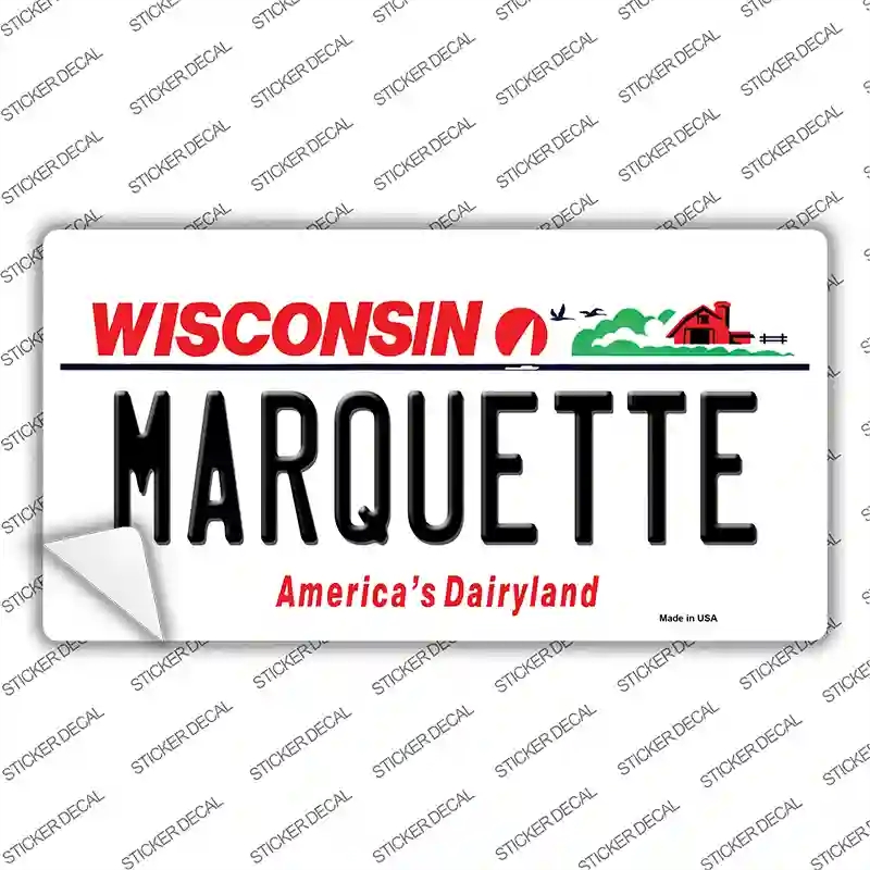 LP-13114s-XL Marquette Novelty Sticker Decal, Extra Large