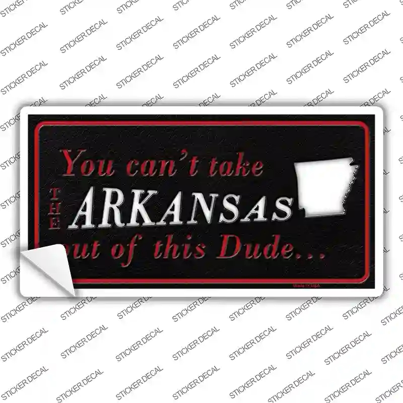 LP-11258s-L Arkansas Dude Novelty Sticker Decal, Large