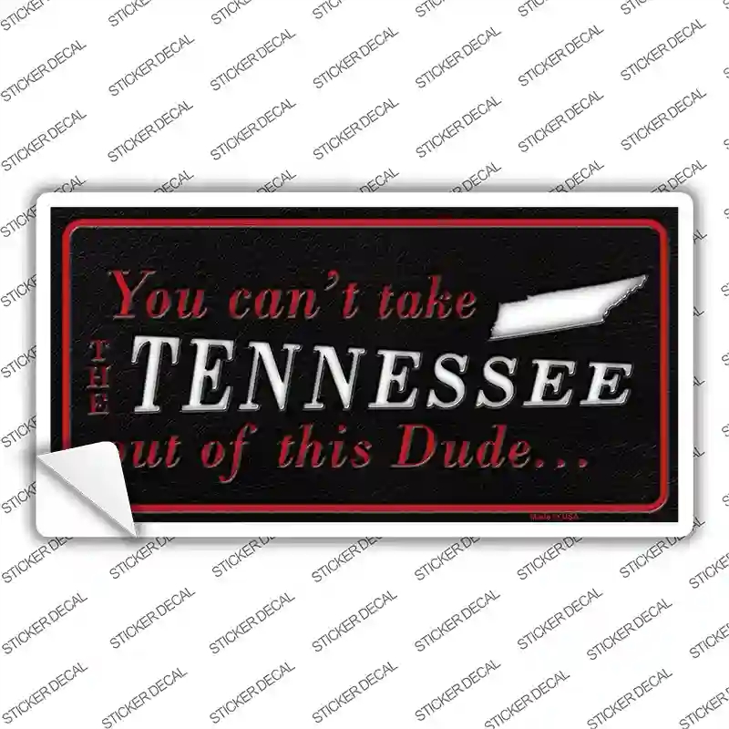 LP-11296s-L Tennessee Dude Novelty Sticker Decal, Large