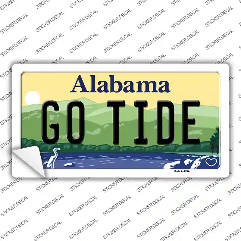 LP-12615s-L Go Tide Novelty Sticker Decal, Large