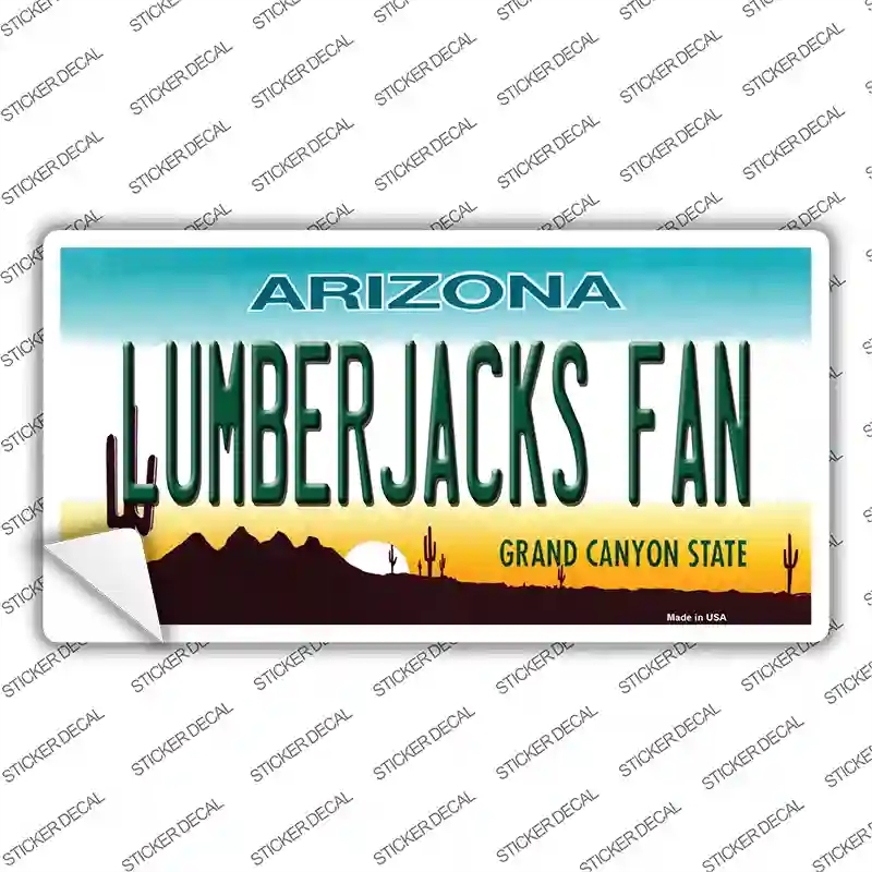 LP-12640s-XL Lumberjacks Fan Novelty Sticker Decal, Extra Large